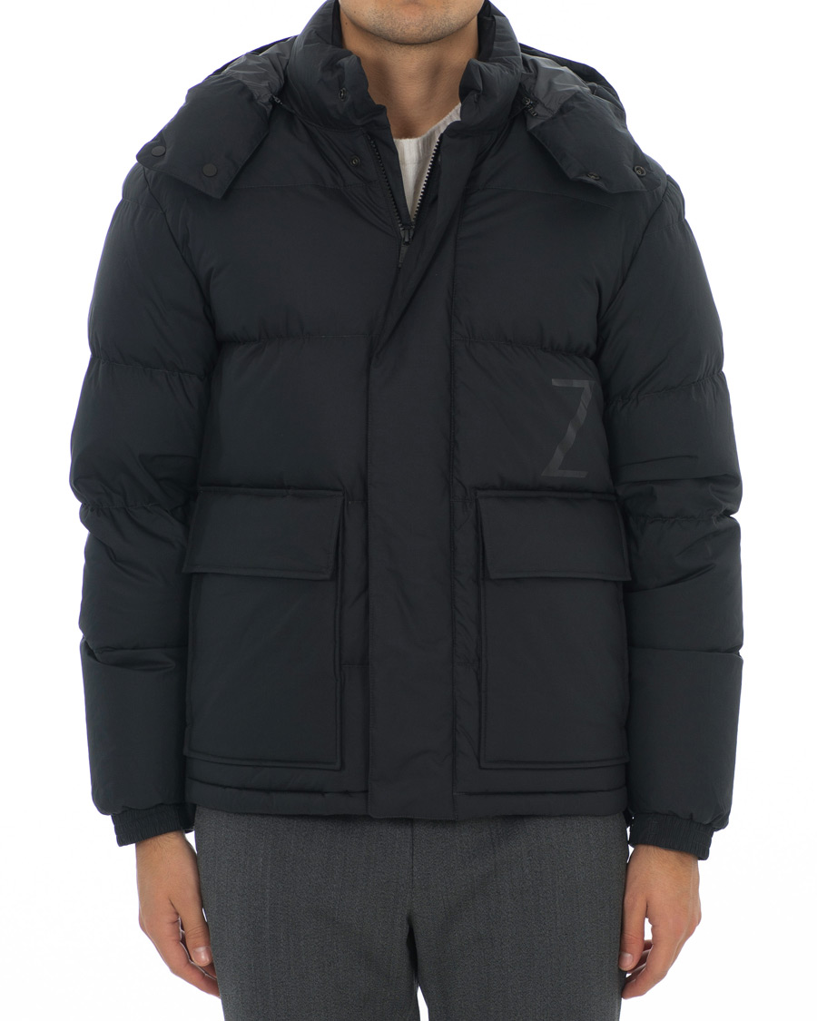 Herre | Jakker | Z Zegna | Techno Cotton Ultra Down Jacket Black