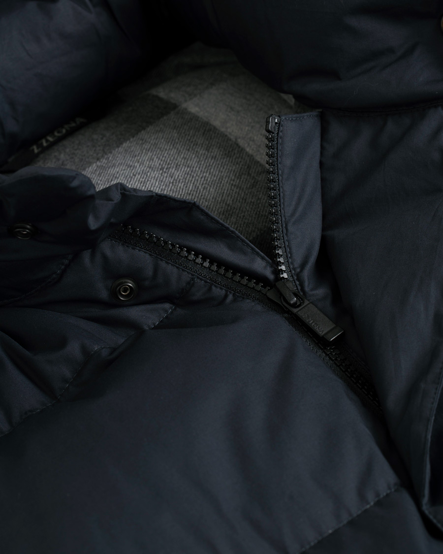 Herre | Jakker | Z Zegna | Techno Cotton Ultra Down Jacket Black