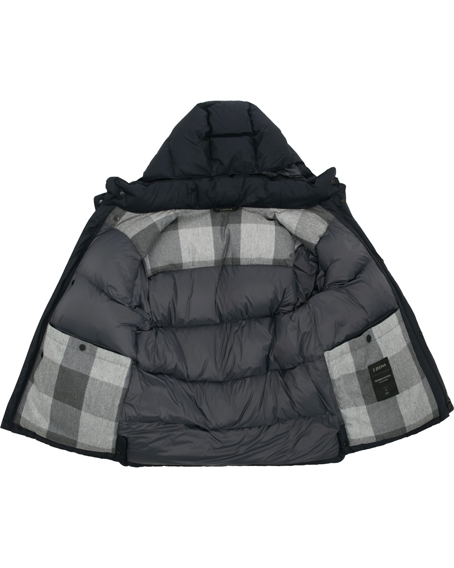 Herre | Jakker | Z Zegna | Techno Cotton Ultra Down Jacket Black