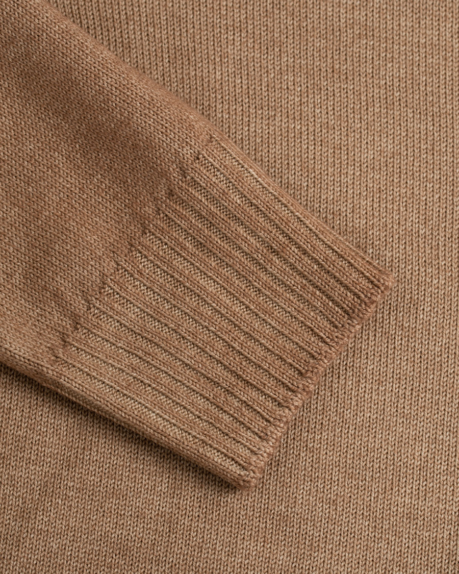 Herre | Gensere | Gran Sasso | Vintage Merino Knitted Rollneck Camel