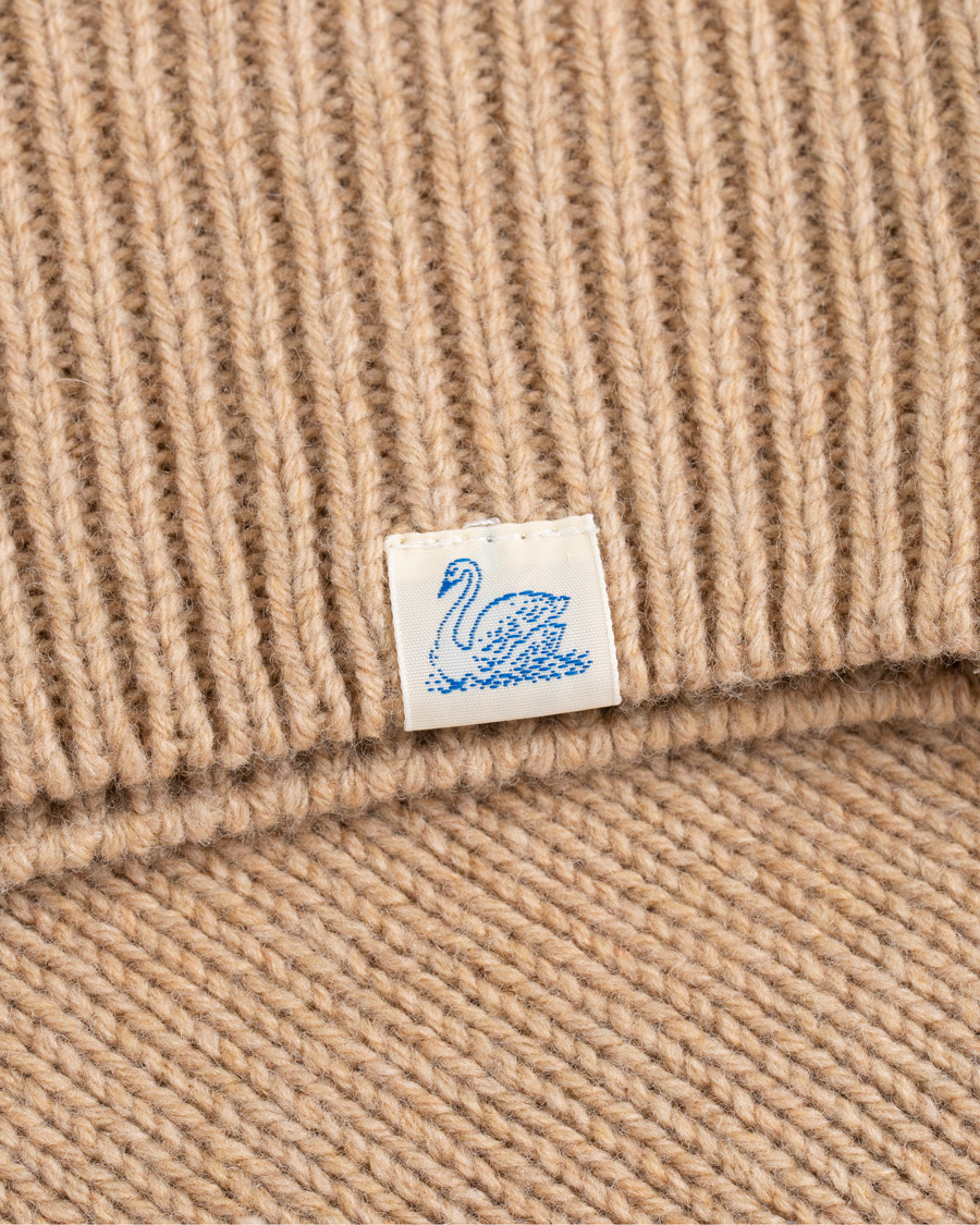 Herre | Gensere | Merz b. Schwanen | Classic Merino/Cashmere Turtleneck Pullover Toffee