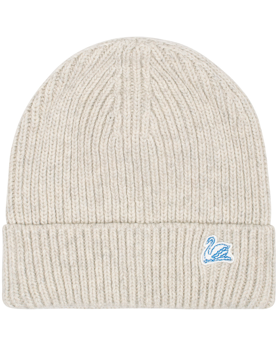 Herre | Merz b. Schwanen Recycled Wool Beanie Grey Melange | Merz b. Schwanen | Recycled Wool Beanie Grey Melange