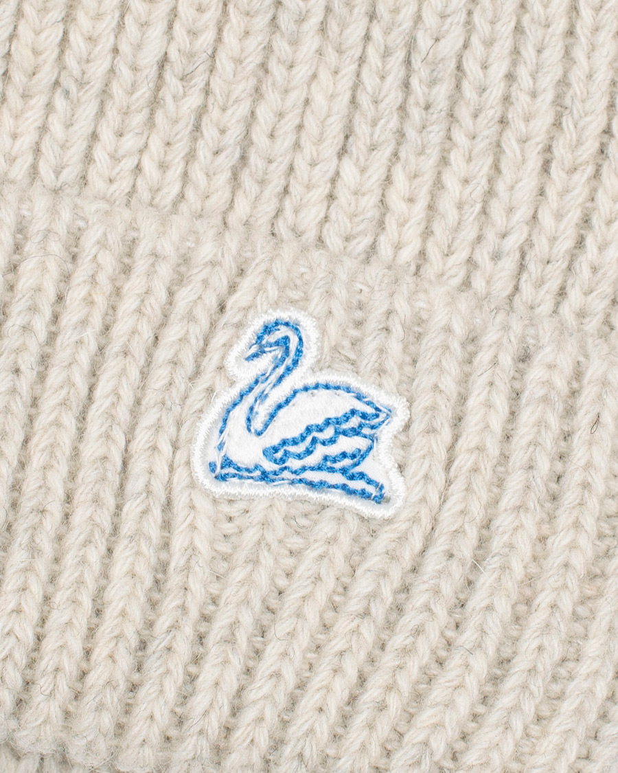 Herre | Merz b. Schwanen Recycled Wool Beanie Grey Melange | Merz b. Schwanen | Recycled Wool Beanie Grey Melange