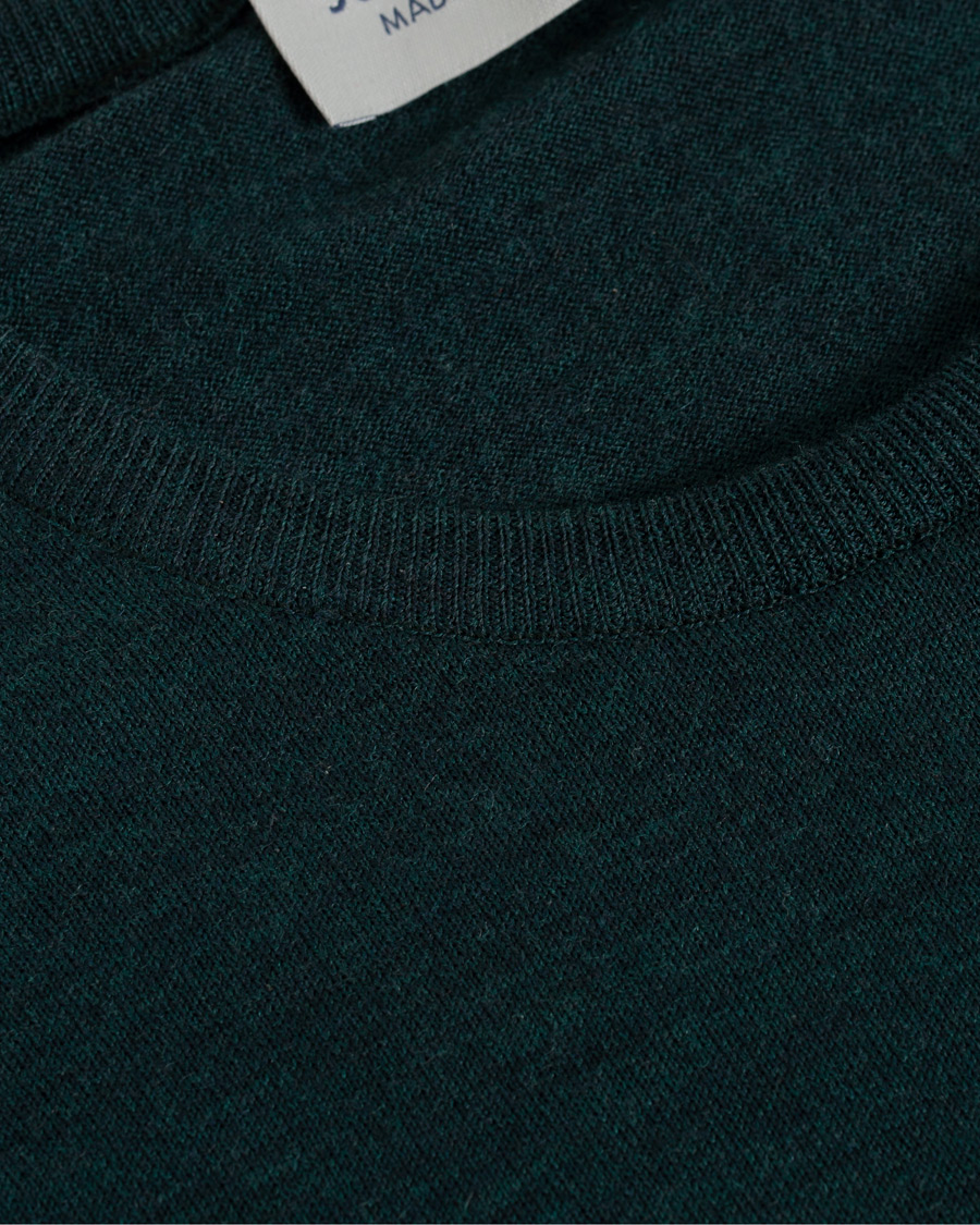 Herre | Gensere | John Smedley | Lundy Merino Crew Neck Pullover Racing Green
