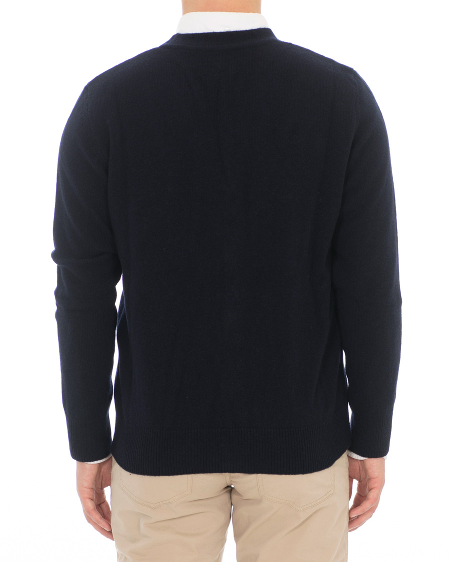 Herre | Gensere | Norse Projects | Adam Lambswool Cardigan Dark Navy