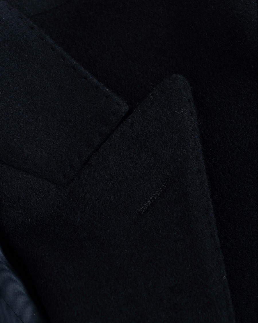 Herre | Jakker | Oscar Jacobson | Sebastian Wool/Cashmere Double Breasted Coat Navy
