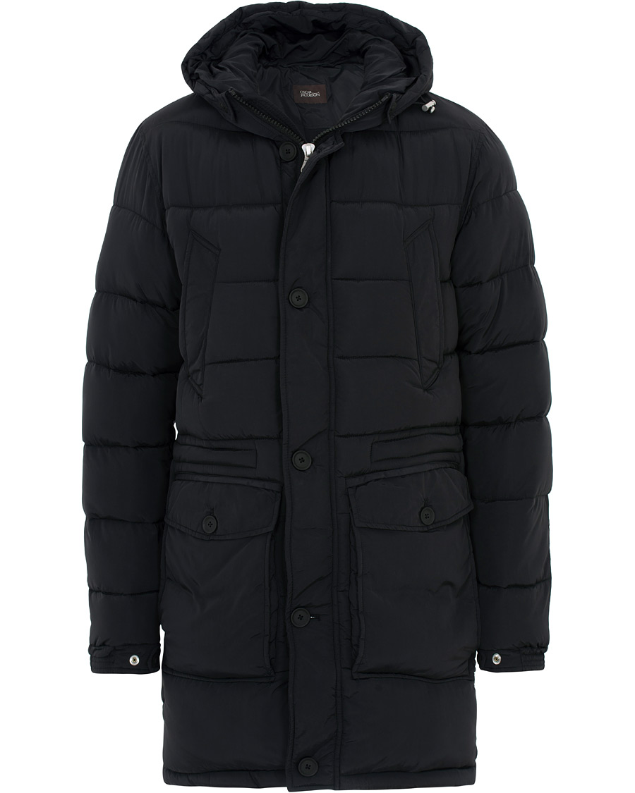 Herre | Jakker | Oscar Jacobson | Clayton Lightweight Puffer Coat Black