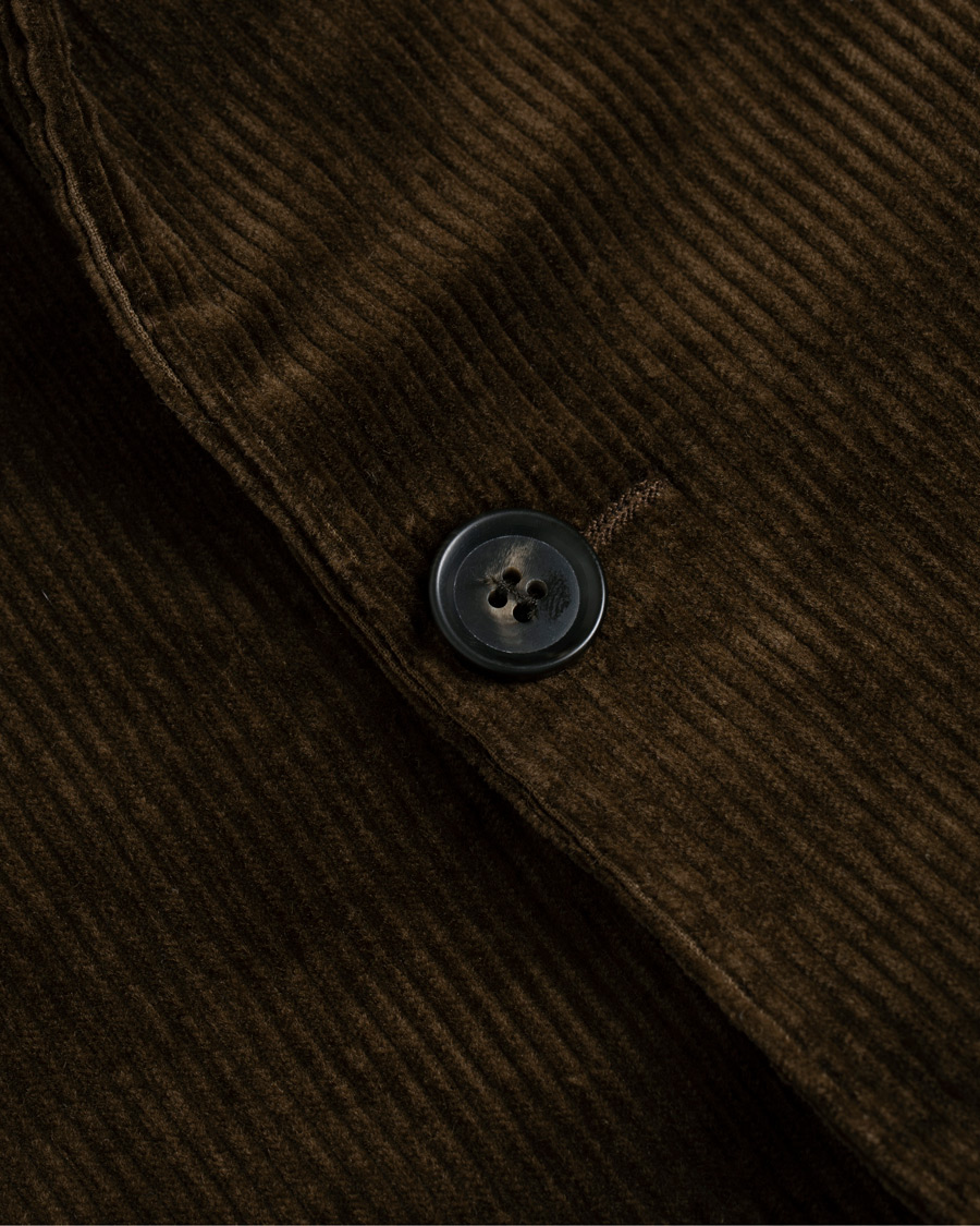 Herre | Dressjakker | Oscar Jacobson | Einar Patch Pocket Corduroy Blazer Tobacco