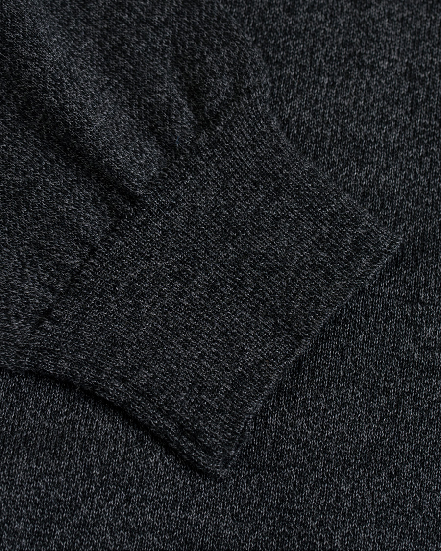 Herre | Gensere | Oscar Jacobson | Cole Extra Fine Merino Rollneck Dark Grey