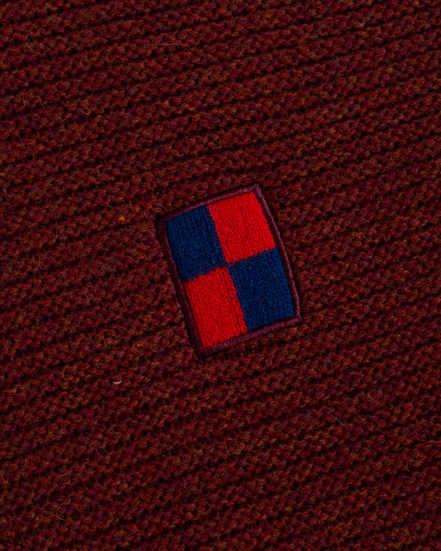 Herre | Gensere | PS Paul Smith | Patchwork Knit Sweater Brick/Navy