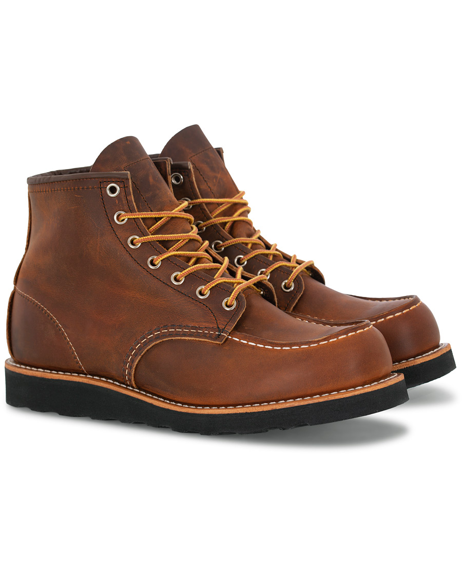 Herre | Red Wing Shoes Moc Toe Boot Copper Rough/Tough Leather | Red Wing Shoes | Moc Toe Boot Copper Rough/Tough Leather