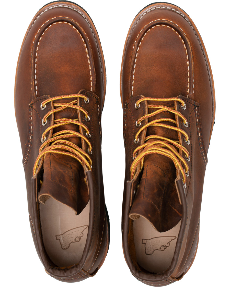Herre | Red Wing Shoes Moc Toe Boot Copper Rough/Tough Leather | Red Wing Shoes | Moc Toe Boot Copper Rough/Tough Leather