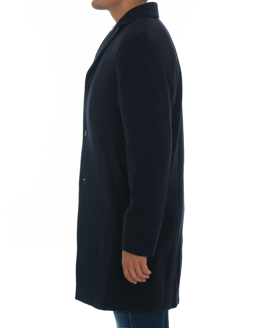 Herre | Jakker | Samsøe Samsøe | Samsøe & Samsøe Bryn Wool Coat Night Sky