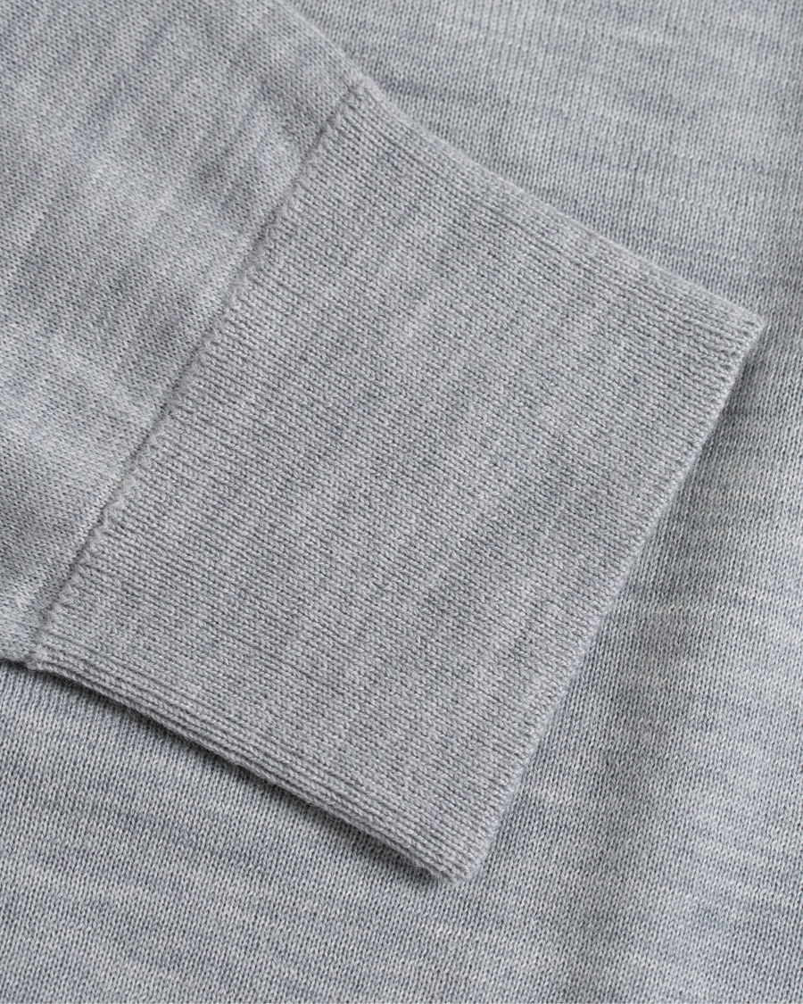 Herre | Gensere | Samsøe Samsøe | Samsøe & Samsøe Flemming Superfine Merino Wool Crew Neck Grey Mel