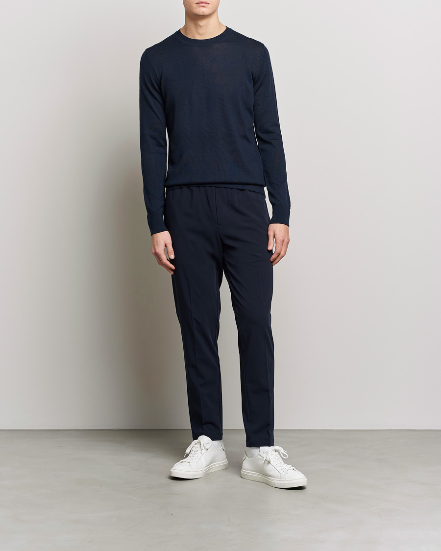 Herre | Gensere | Samsøe Samsøe | Flemming Superfine Merino Wool Crew Neck Night Sky