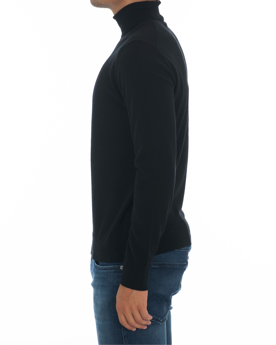 Herre | Gensere | Samsøe Samsøe | Samsøe & Samsøe Flemming Superfine Merino Wool Roll Neck Black