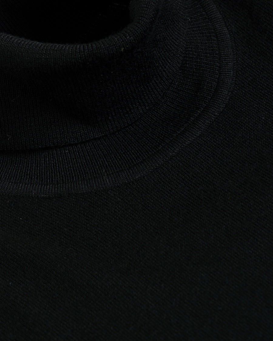 Herre | Gensere | Samsøe Samsøe | Samsøe & Samsøe Flemming Superfine Merino Wool Roll Neck Black