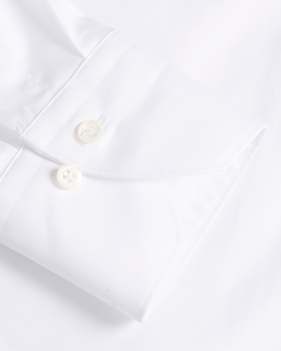 Herre | Skjorter | Stenströms | Slimline Club Collar Shirt White