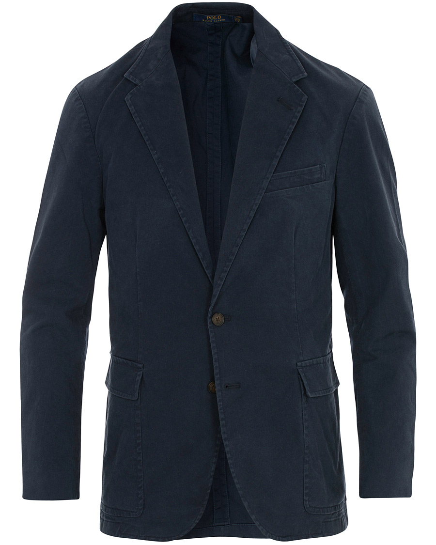 Herre | Dressjakker | Polo Ralph Lauren | Cotton Stretch Blazer Navy