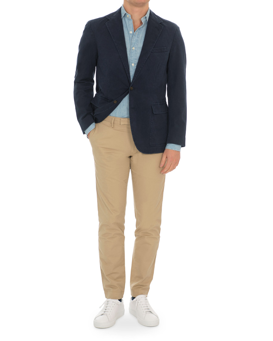 Herre | Dressjakker | Polo Ralph Lauren | Cotton Stretch Blazer Navy