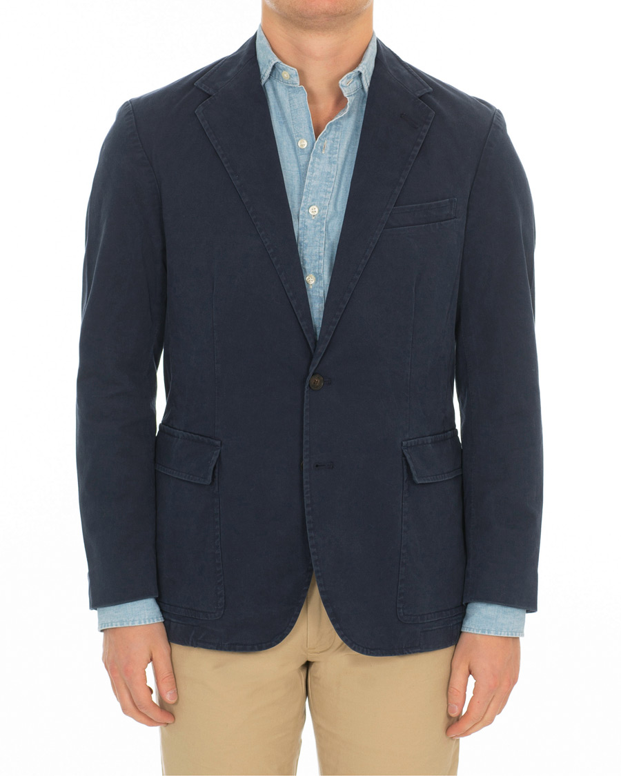 Herre | Dressjakker | Polo Ralph Lauren | Cotton Stretch Blazer Navy