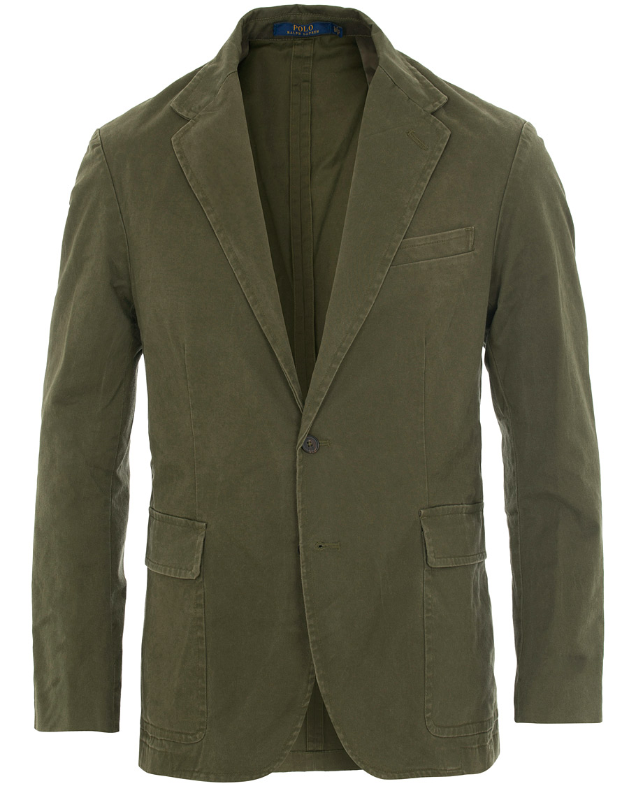 Herre | Dressjakker | Polo Ralph Lauren | Cotton Stretch Blazer Olive