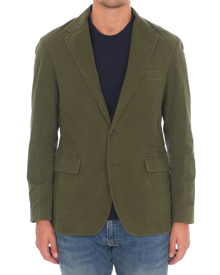 Herre | Dressjakker | Polo Ralph Lauren | Cotton Stretch Blazer Olive