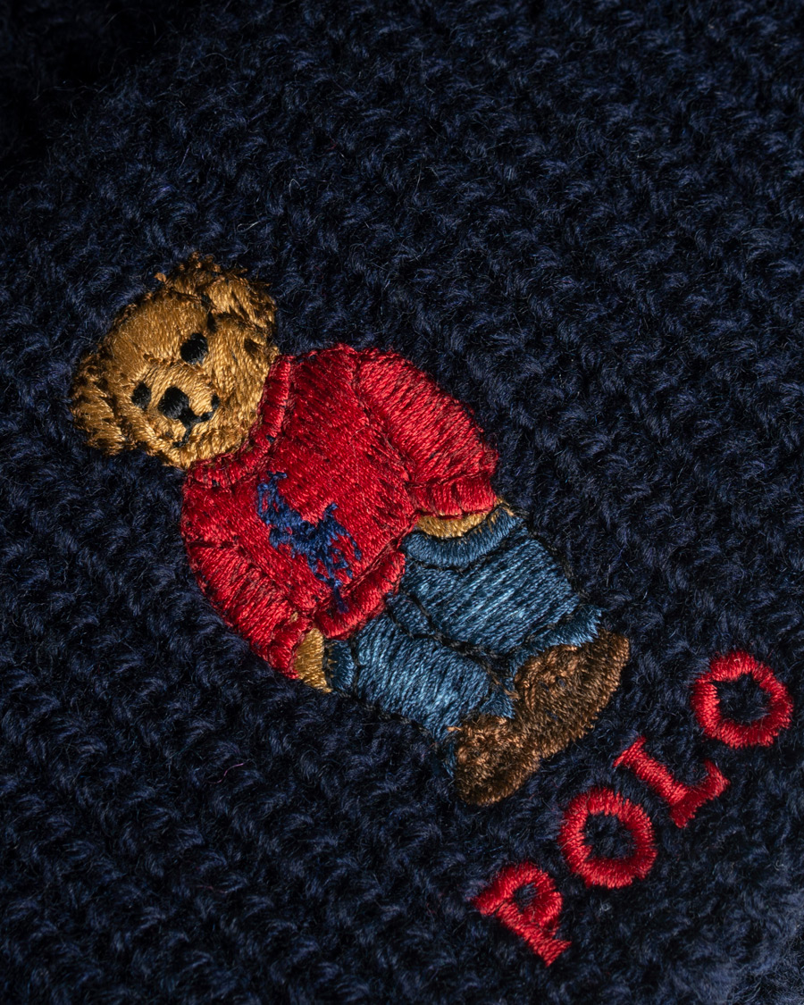 Herre | Polo Ralph Lauren Bear Beanie Hunter Navy | Polo Ralph Lauren | Bear Beanie Hunter Navy