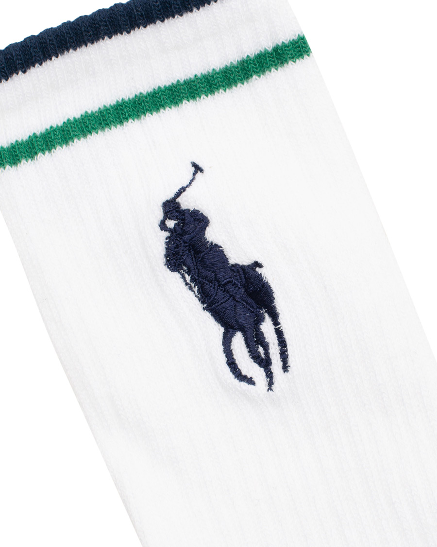 Herre | Undertøy | Polo Ralph Lauren | 3-Pack Sport Socks White