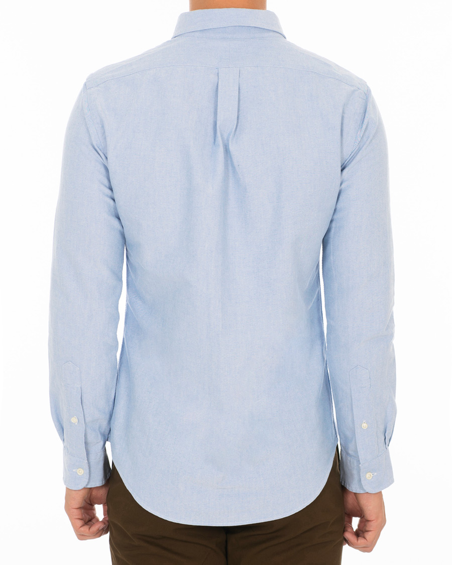 Herre | Skjorter | Polo Ralph Lauren | Slim Fit Contrast Oxford Shirt Light Blue