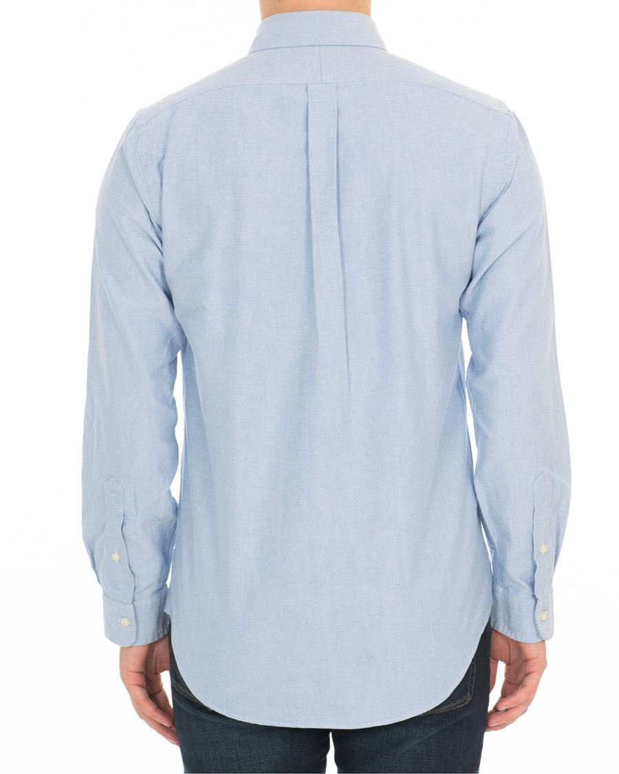 Herre | Skjorter | Polo Ralph Lauren | Core Fit Contrast Oxford Shirt Light Blue