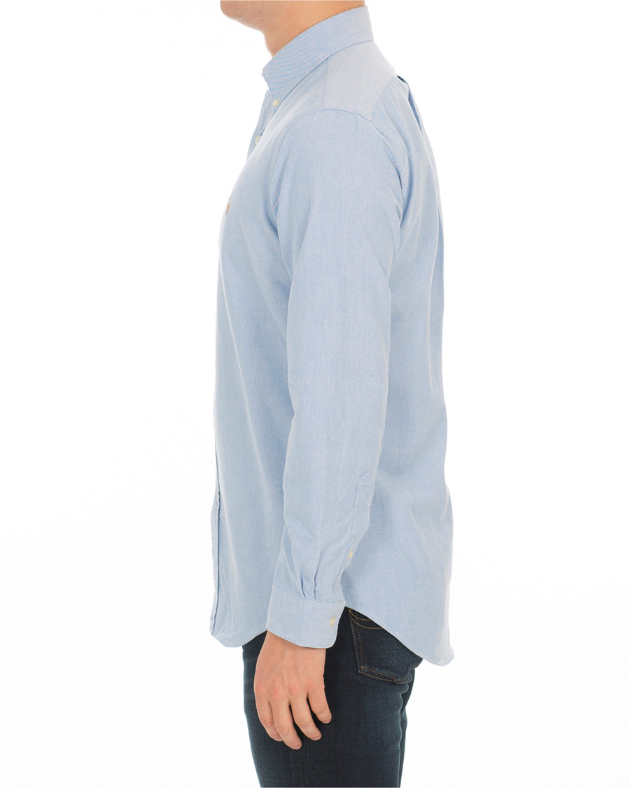 Herre | Skjorter | Polo Ralph Lauren | Core Fit Contrast Oxford Shirt Light Blue