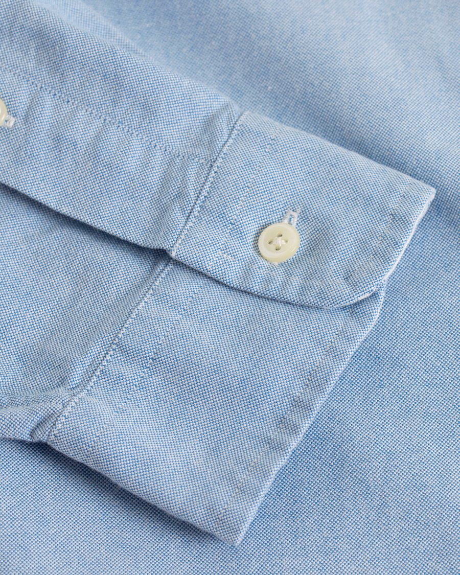 Herre | Skjorter | Polo Ralph Lauren | Core Fit Contrast Oxford Shirt Light Blue