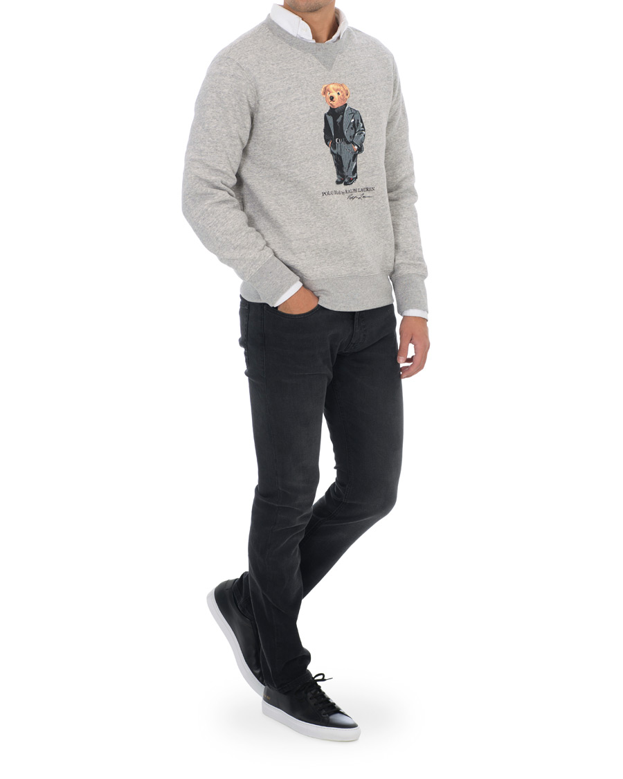 Herre | Gensere | Polo Ralph Lauren | Printed Suit Bear Sweatshirt Grey