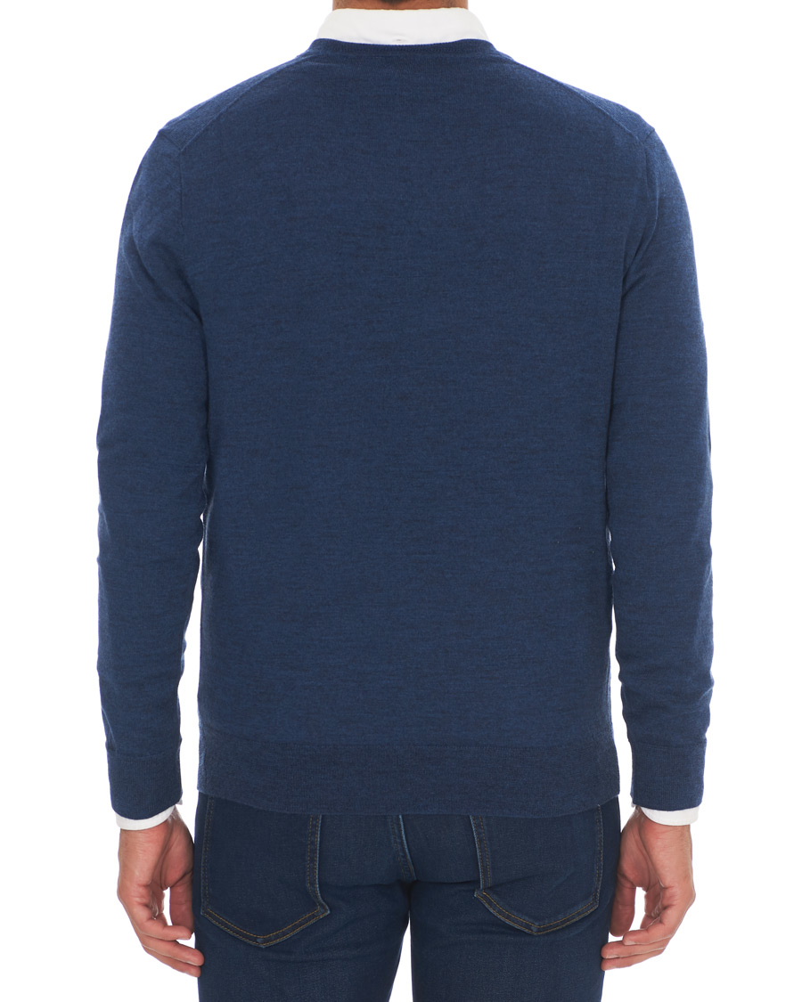 Herre | Gensere | Polo Ralph Lauren | Merino V Neck Pullover Blue