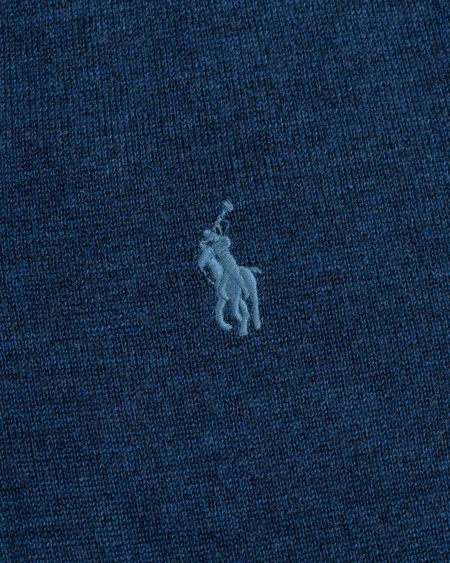 Herre | Gensere | Polo Ralph Lauren | Merino V Neck Pullover Blue