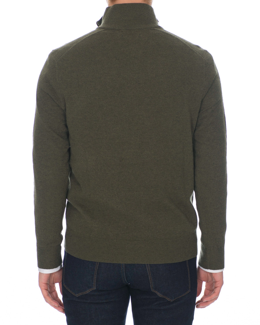 Herre | Gensere | Polo Ralph Lauren | Merino Half Zip Olive