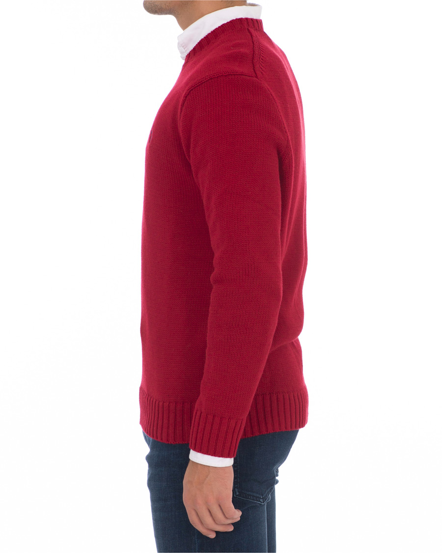 Herre | Gensere | Polo Ralph Lauren | Crispy Cotton Crew Neck Red
