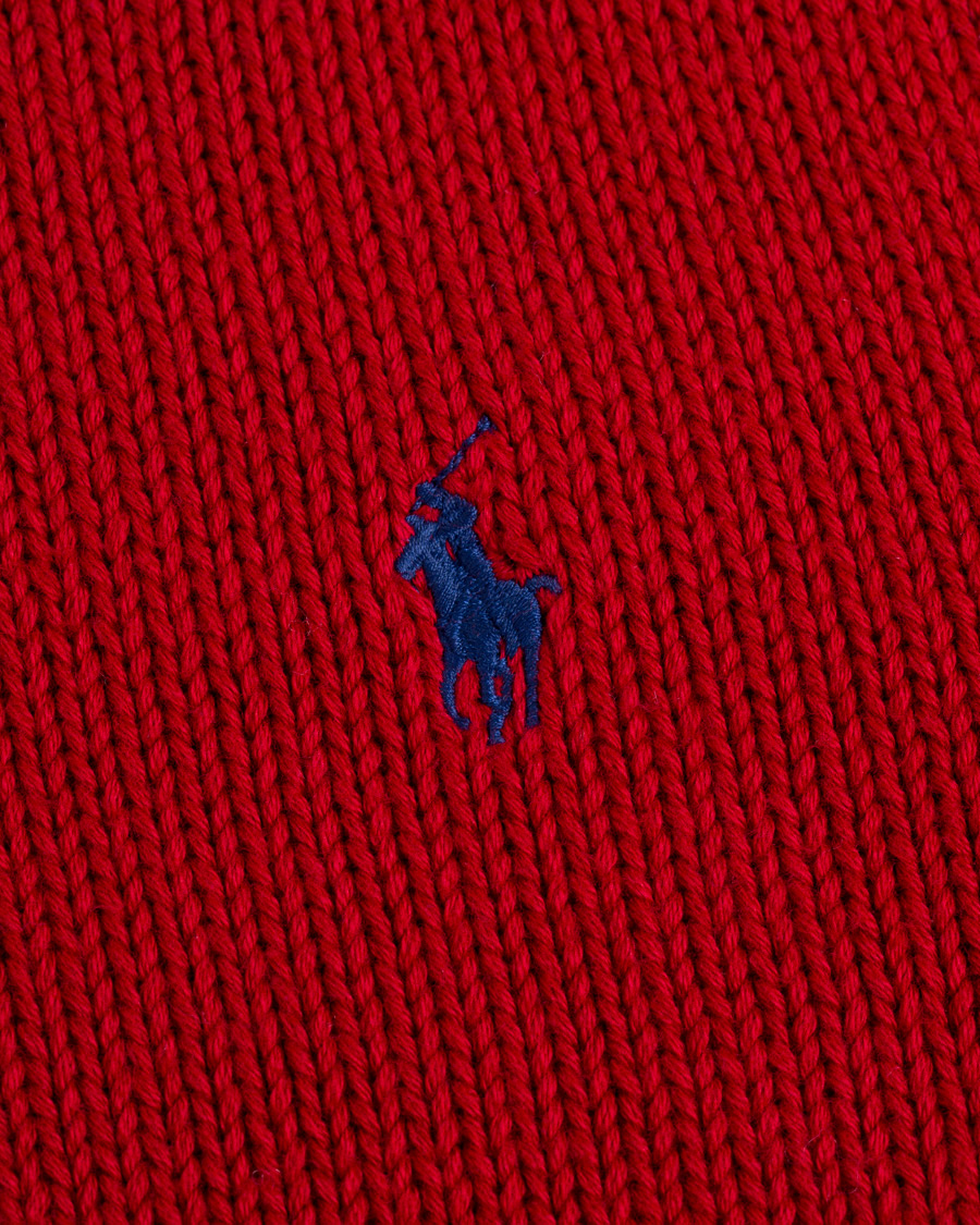 Herre | Gensere | Polo Ralph Lauren | Crispy Cotton Crew Neck Red