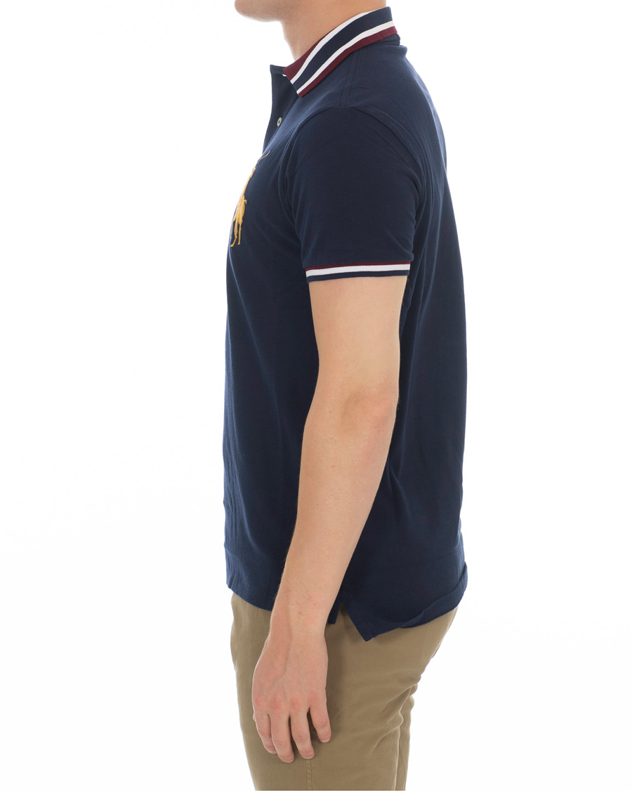 Herre | Pikéer | Polo Ralph Lauren | Custom Slim Fit Crest Big Pony Polo French Navy