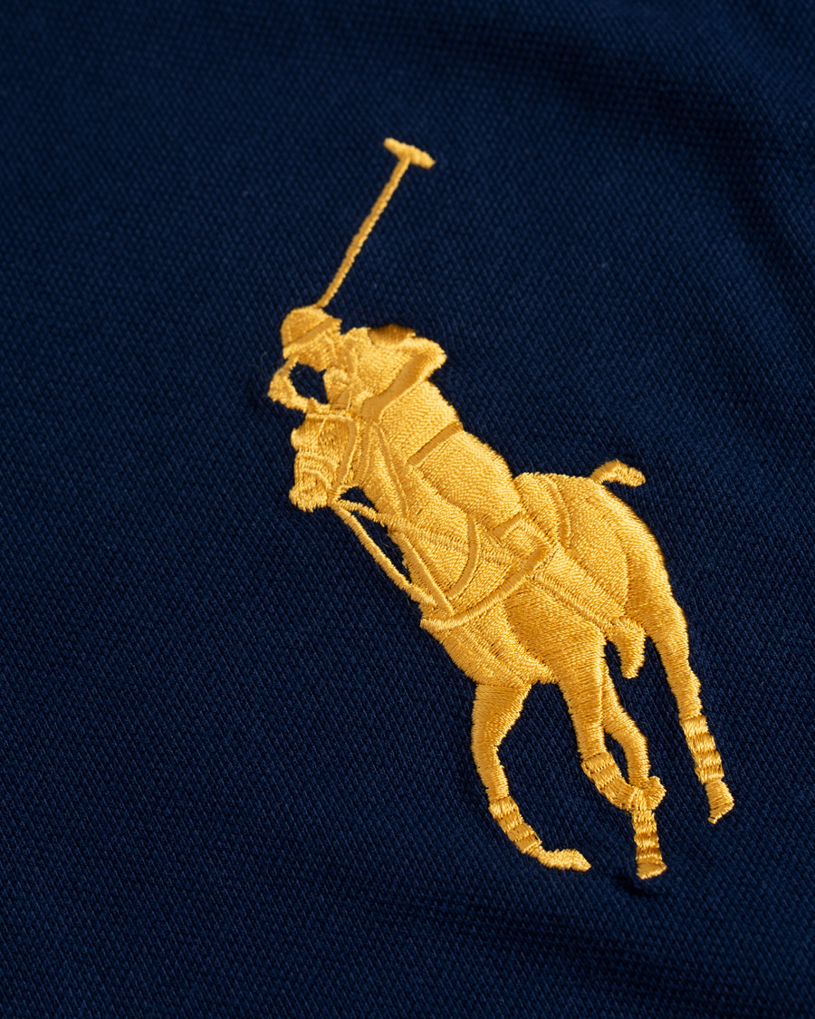 Herre | Pikéer | Polo Ralph Lauren | Custom Slim Fit Crest Big Pony Polo French Navy