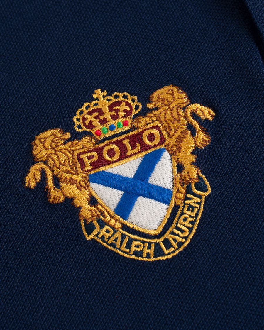 Herre | Pikéer | Polo Ralph Lauren | Custom Slim Fit Crest Big Pony Polo French Navy