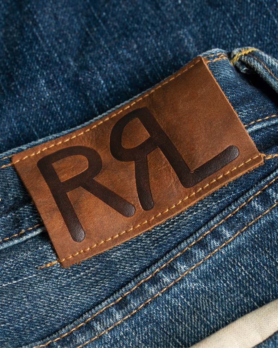 Herre | Jeans | RRL | Low Straight Fit Selvedge Jeans Milwaukee Wash