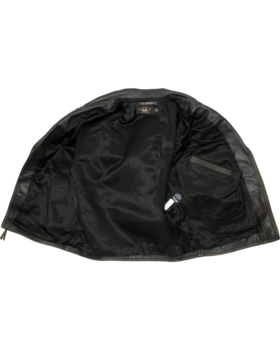 Herre | Jakker | RRL | Marshall Leather Jacket Vintage Black