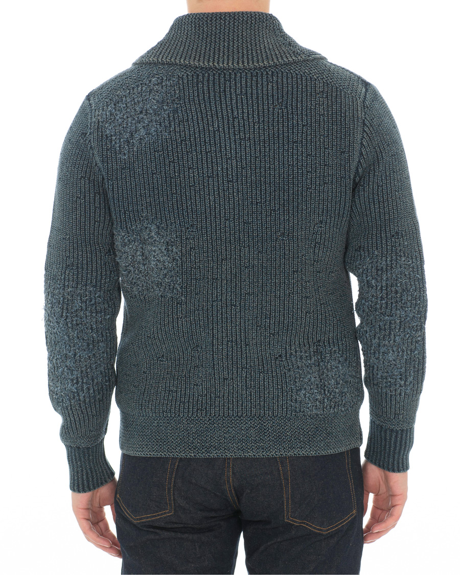 Herre | Gensere | RRL | Shawl Collar Cardigan Dark Indigo