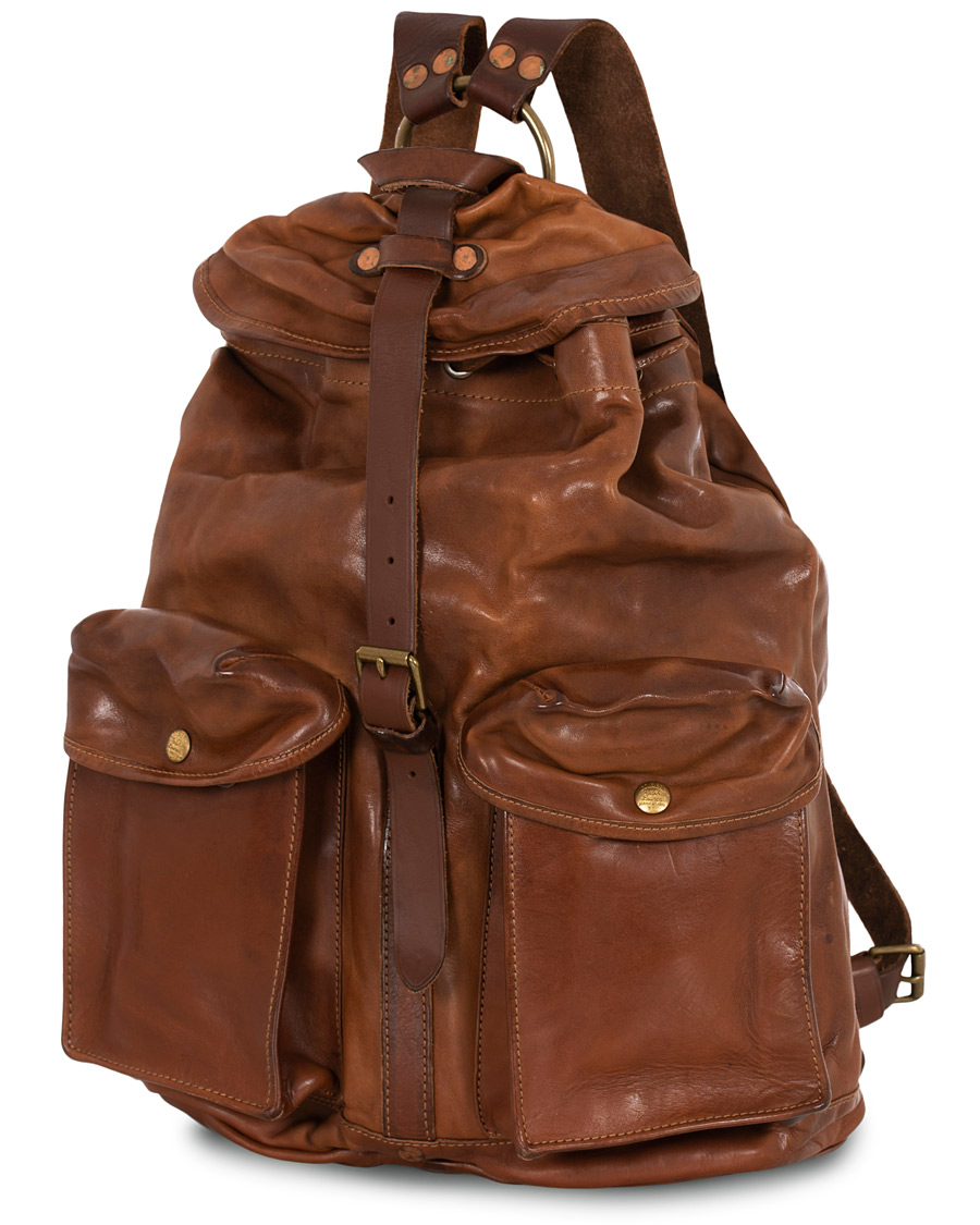 Herre | RRL New Riley Rucksack Veg Tanned Cowhide | RRL | New Riley Rucksack Veg Tanned Cowhide