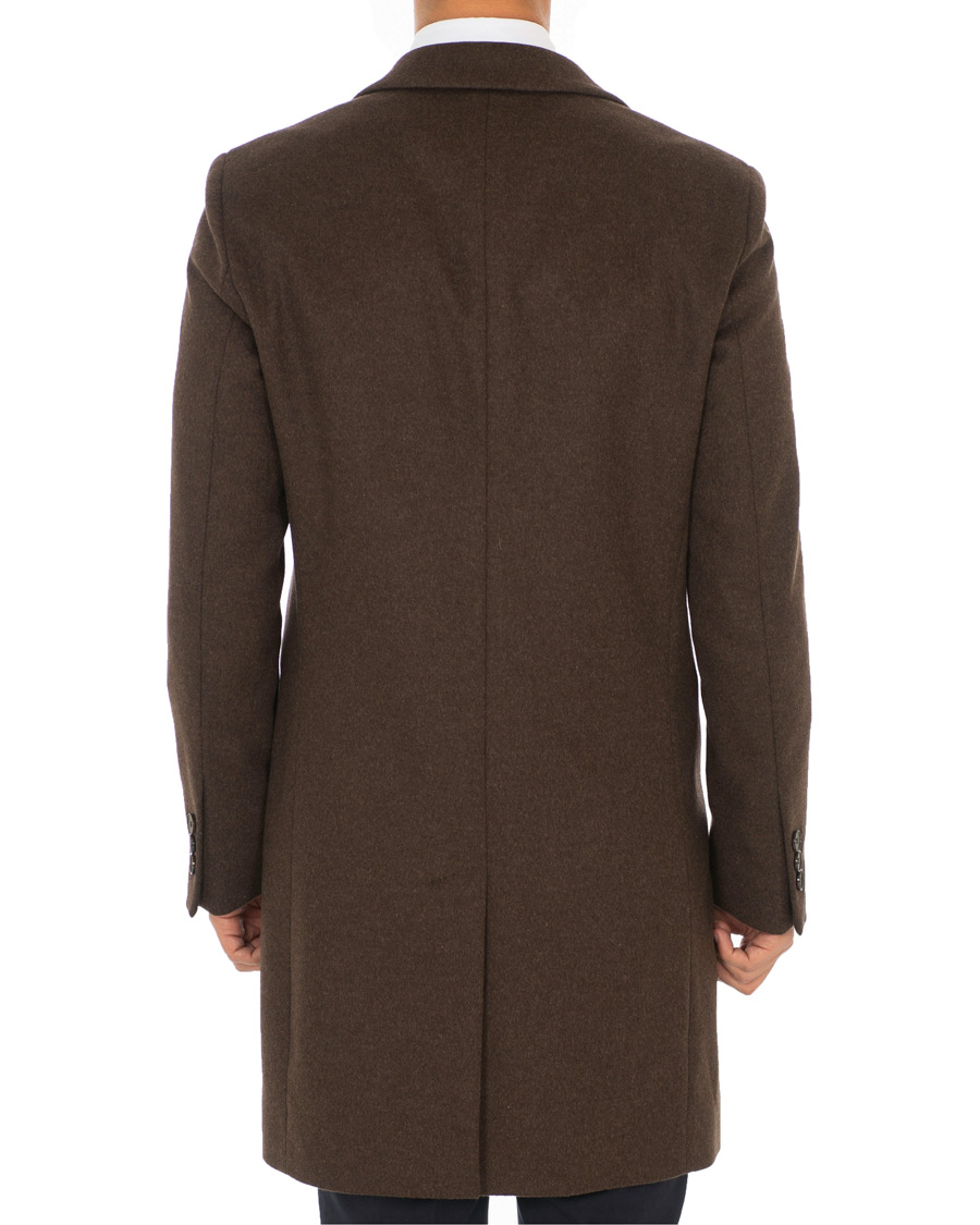 Herre | Jakker | BOSS BLACK | BOSS Nye Wool/Cashmere Coat Brown