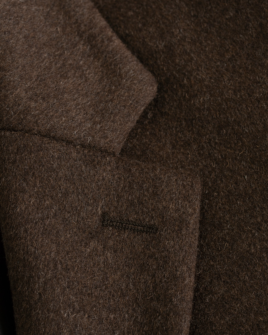 Herre | Jakker | BOSS BLACK | BOSS Nye Wool/Cashmere Coat Brown