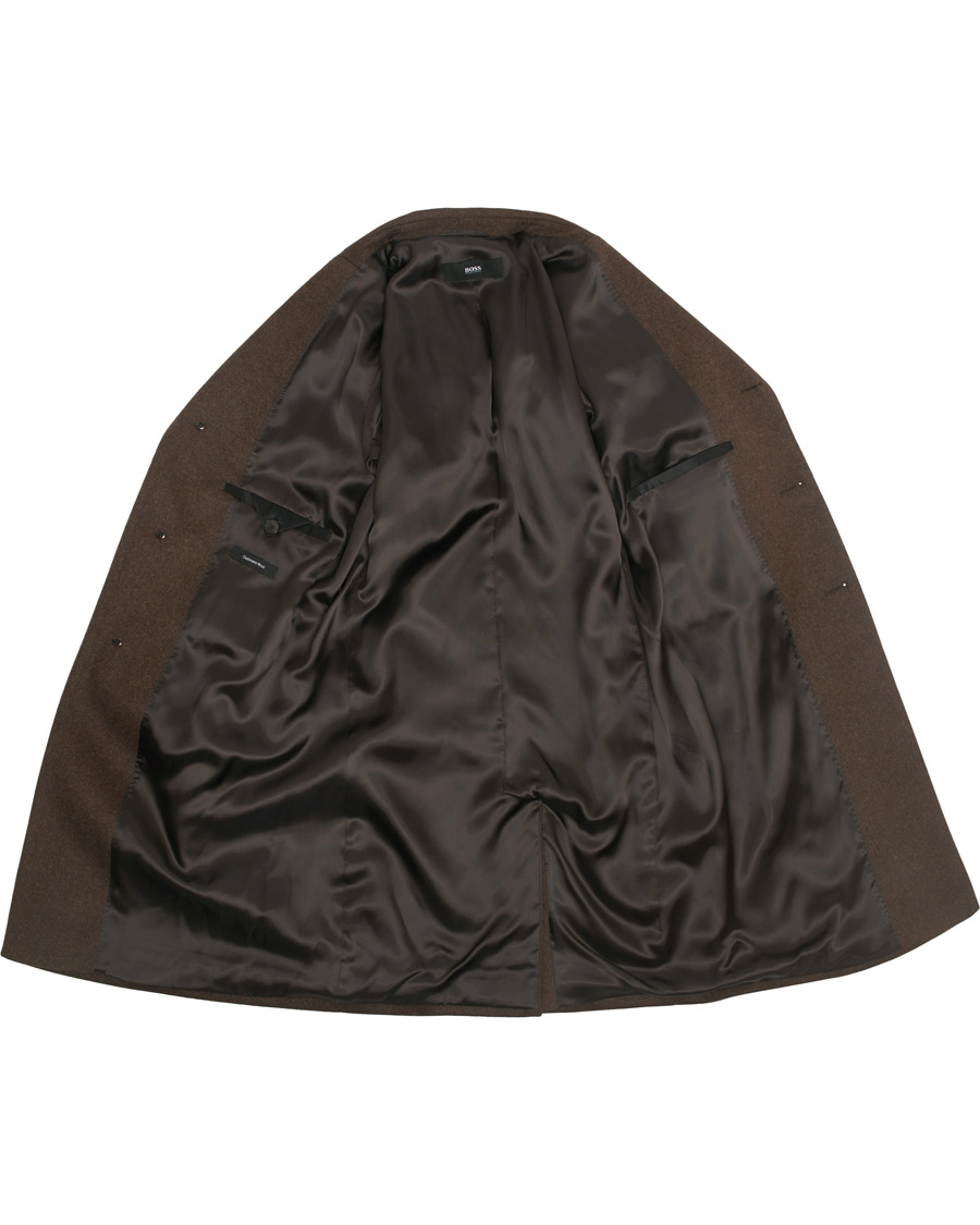 Herre | Jakker | BOSS BLACK | BOSS Nye Wool/Cashmere Coat Brown