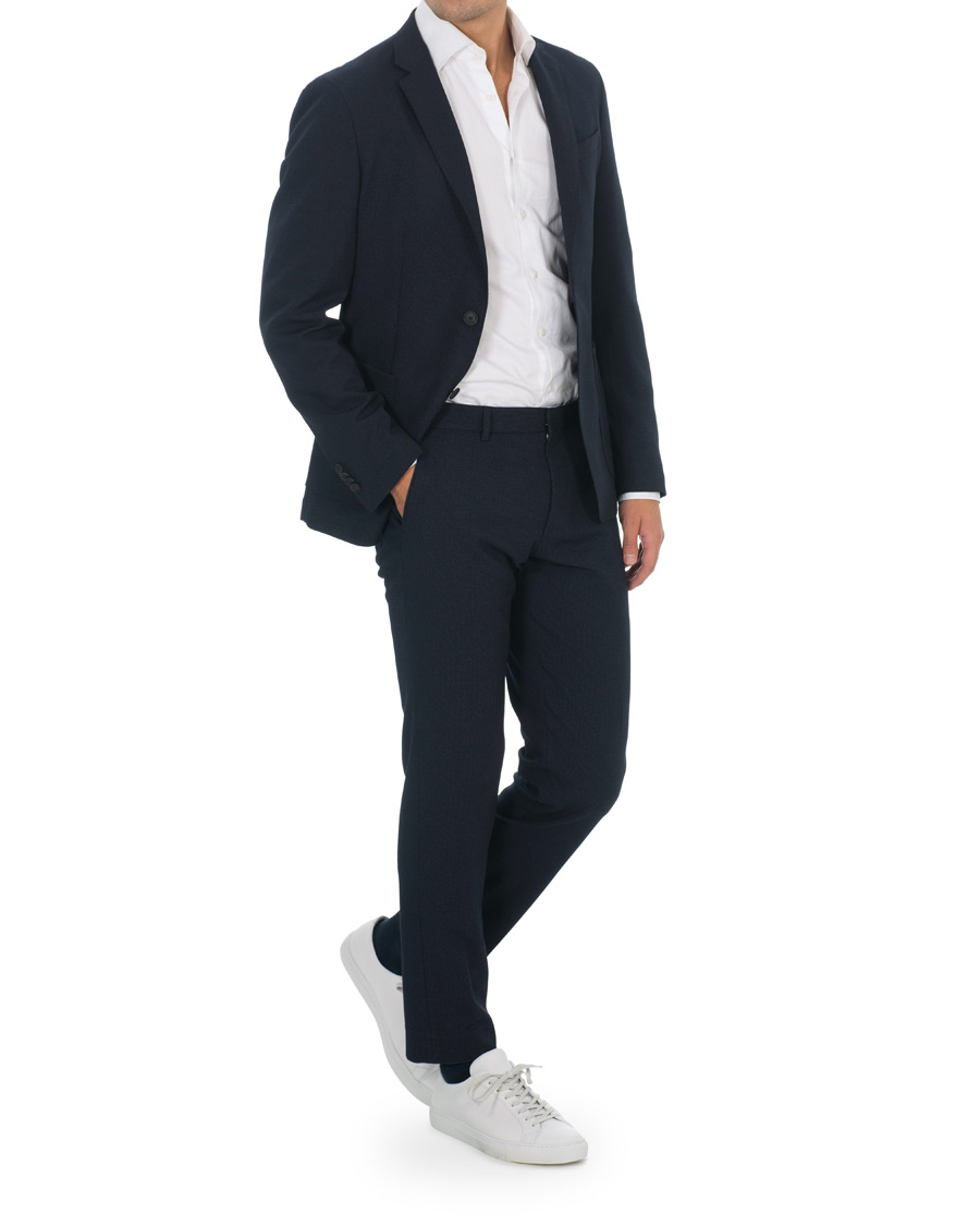 Herre | Bukser | BOSS BLACK | BOSS Gains Washable Performance Tailoring Trousers Navy